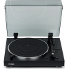 Thorens TD101A TD 101 A platine vinyle automatique pré-ampli cellule audio-Technica AT3600 vue face capot ouvert